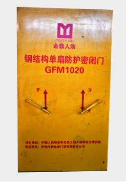 鋼結(jié)構(gòu)單扇防護(hù)密閉門(mén)GFM1020